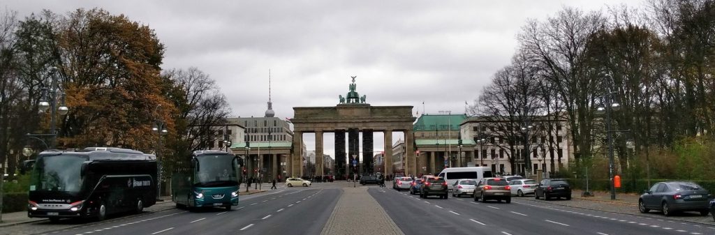 Fahrt zum Brandenburger Tor