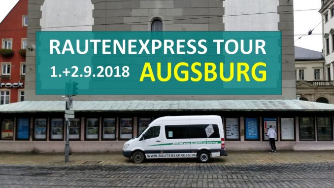 Augsburg 2018 Tour mit dem Rautenexpress